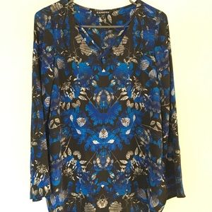 Express Chiffon floral blouse